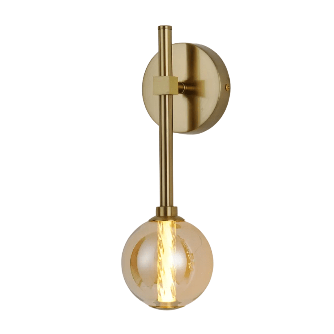 TKLD Pendant & Chandeliers Clear Glass LED 3000K Wall Light - 39308-1B