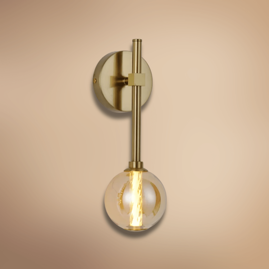 TKLD Pendant & Chandeliers Clear Glass LED 3000K Wall Light - 39308-1B