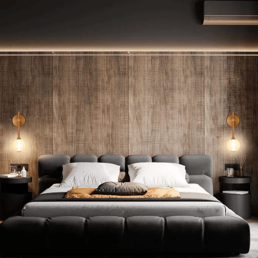 TKLD Pendant & Chandeliers Clear Glass LED 3000K Wall Light - 39308-1C