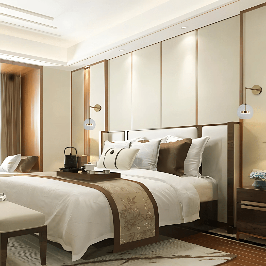 TKLD Wall & Sconce Lights Clear Globe Glass Gold L-Shape Metal LED Wall Light - 12W