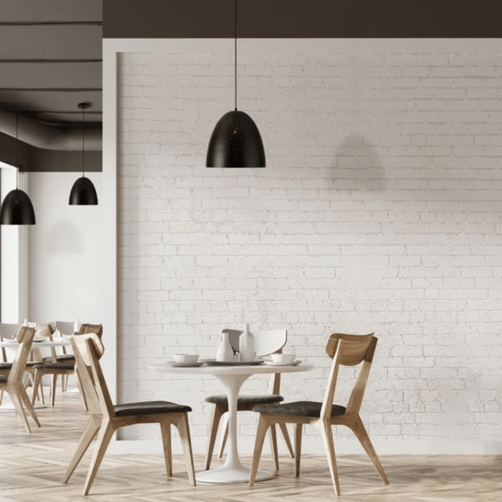 TKLD Pendant & Chandeliers Cone Morrocan Night Milkyway Black & Gold E27 Ceiling Pendant Light - 350mm