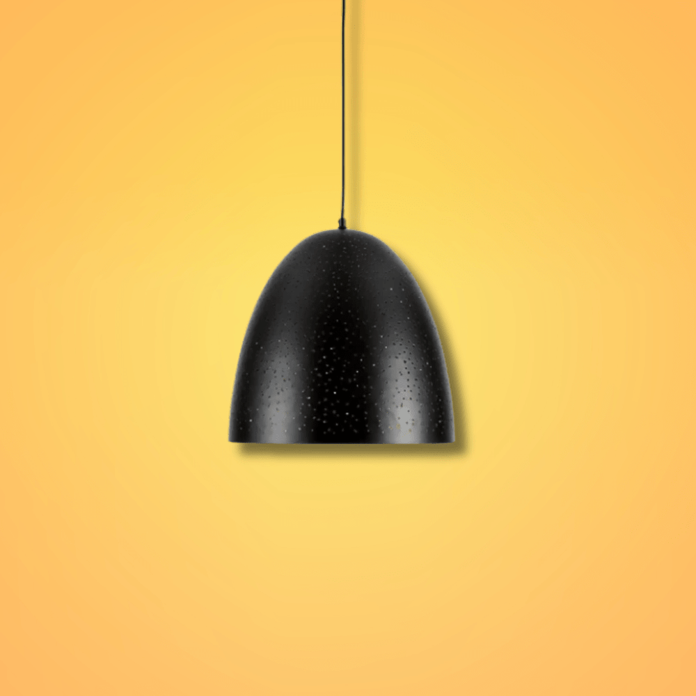 TKLD Pendant & Chandeliers Cone Morrocan Night Milkyway Black & Gold E27 Ceiling Pendant Light - 350mm