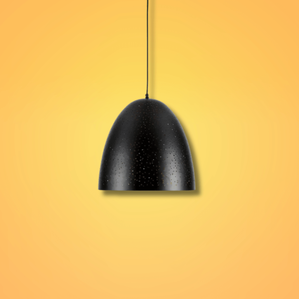 TKLD Pendant & Chandeliers Cone Morrocan Night Milkyway Black & Gold E27 Ceiling Pendant Light - 350mm