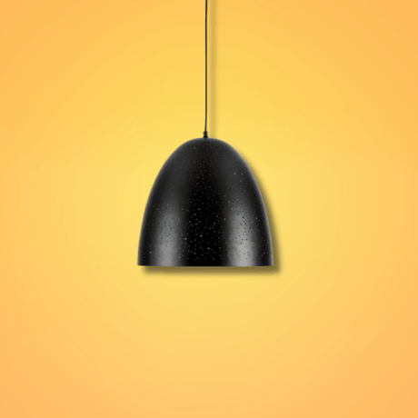 TKLD Pendant & Chandeliers Cone Morrocan Night Milkyway Black & Gold E27 Ceiling Pendant Light - 350mm