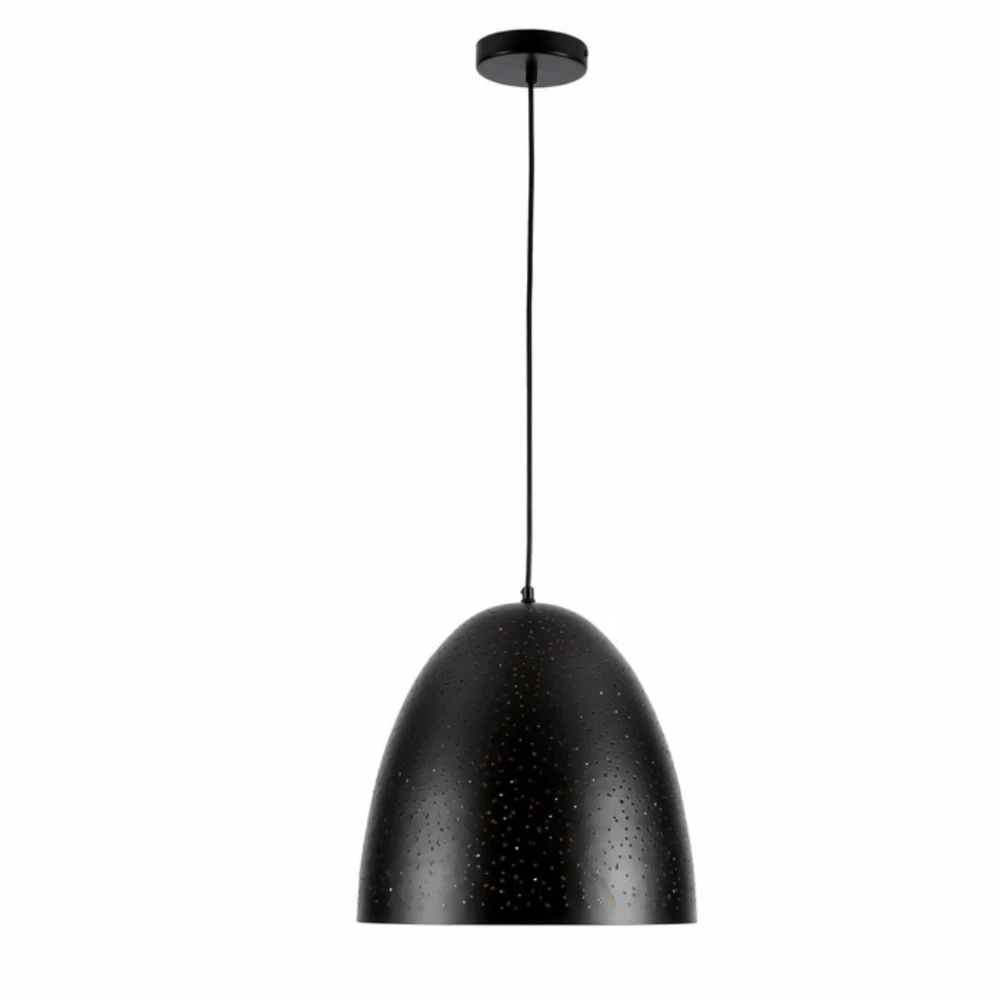 TKLD Pendant & Chandeliers Cone Morrocan Night Milkyway Black & Gold E27 Ceiling Pendant Light - 350mm