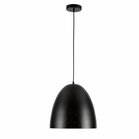 TKLD Pendant & Chandeliers Cone Morrocan Night Milkyway Black & Gold E27 Ceiling Pendant Light - 350mm