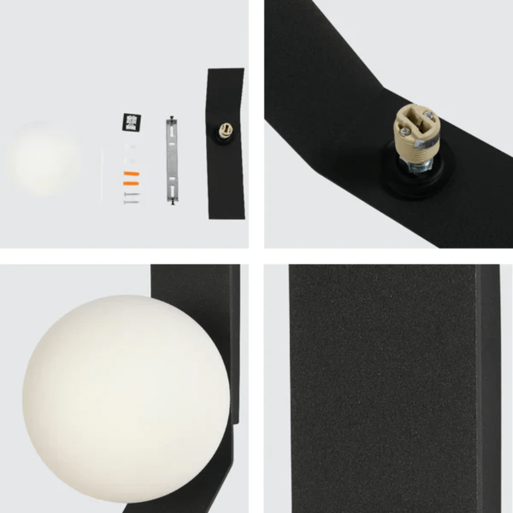 TKLD Wall & Sconce Lights Contemporary 1 Lamp Adjustable Globe Wall Sconce Light