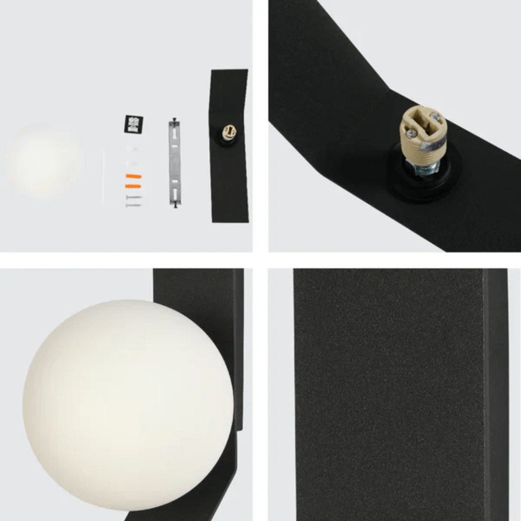 TKLD Wall & Sconce Lights Contemporary 1 Lamp Adjustable Globe Wall Sconce Light