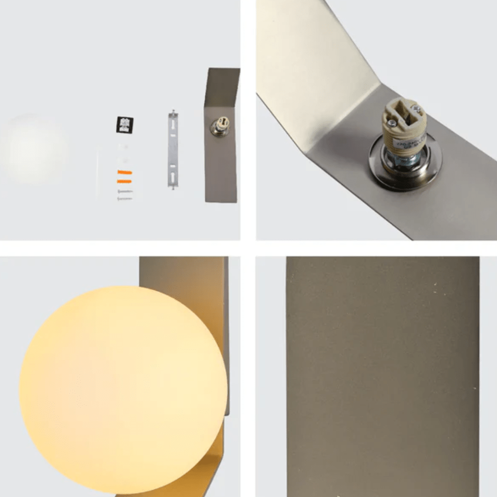 TKLD Wall & Sconce Lights Contemporary 1 Lamp Adjustable Globe Wall Sconce Light
