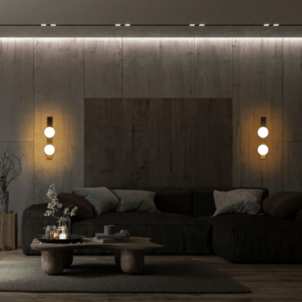 TKLD Wall & Sconce Lights Contemporary 2 Lamp Adjustable Globe Wall Sconce Light