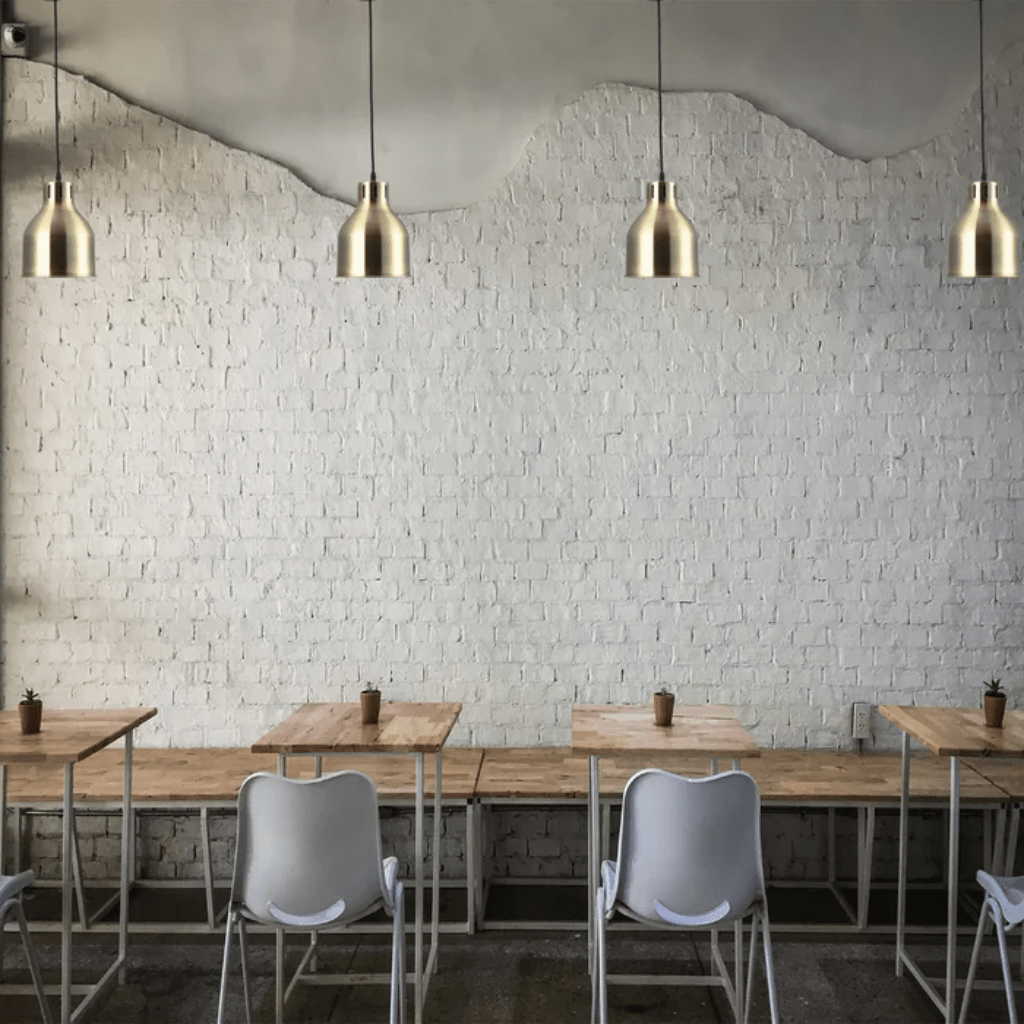 TKLD Pendant & Chandeliers Contemporary Dome-Topped Cylinder Pendant Light - Copper/Brass/Dark Pewter