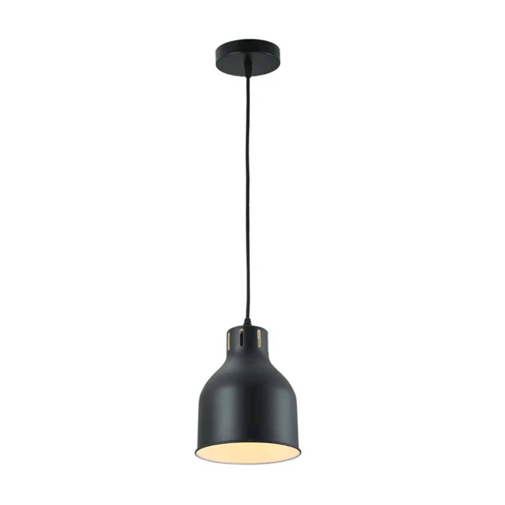TKLD Pendant & Chandeliers Contemporary Dome-Topped Cylinder Pendant Light - Copper/Brass/Dark Pewter