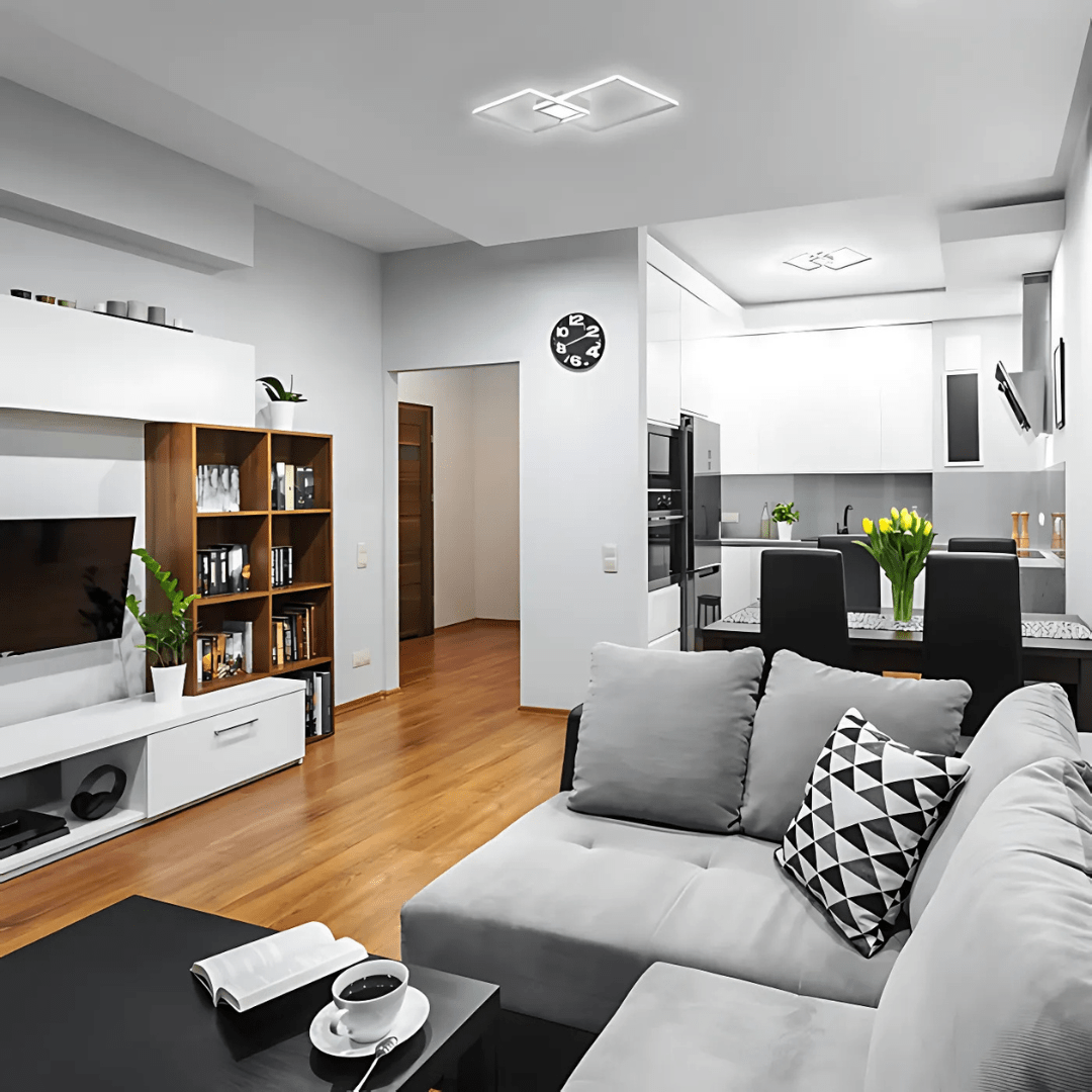 TKLD Ceiling Lights Contemporary Nordic Scandinavian LED Flush Ceiling Light - 34W