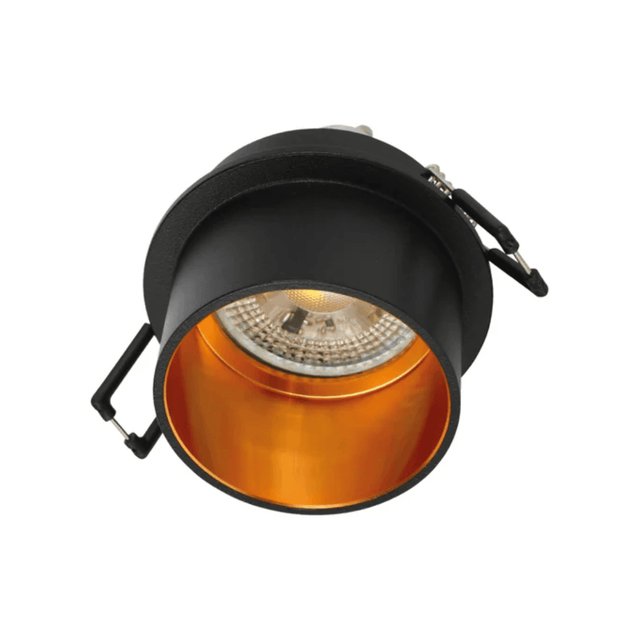 TKLD Ceiling Lights Copper-Accented Die-Cast Aluminium GU10 Fixed Downlight Fixture - 50W