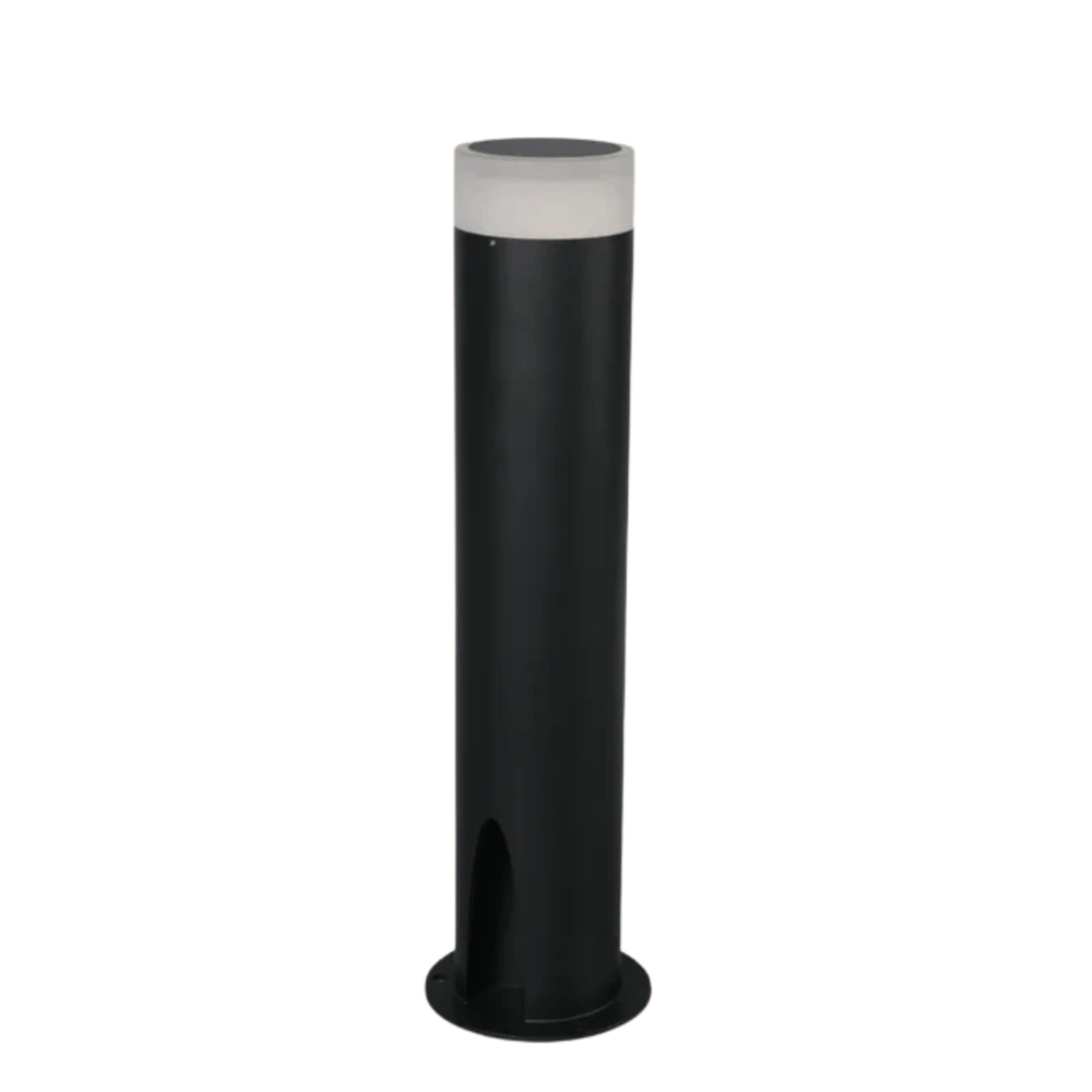 TKLD Outdoor Lighting Cortez Black Outdoor Garden Bollard Post Pathway Light - 10W