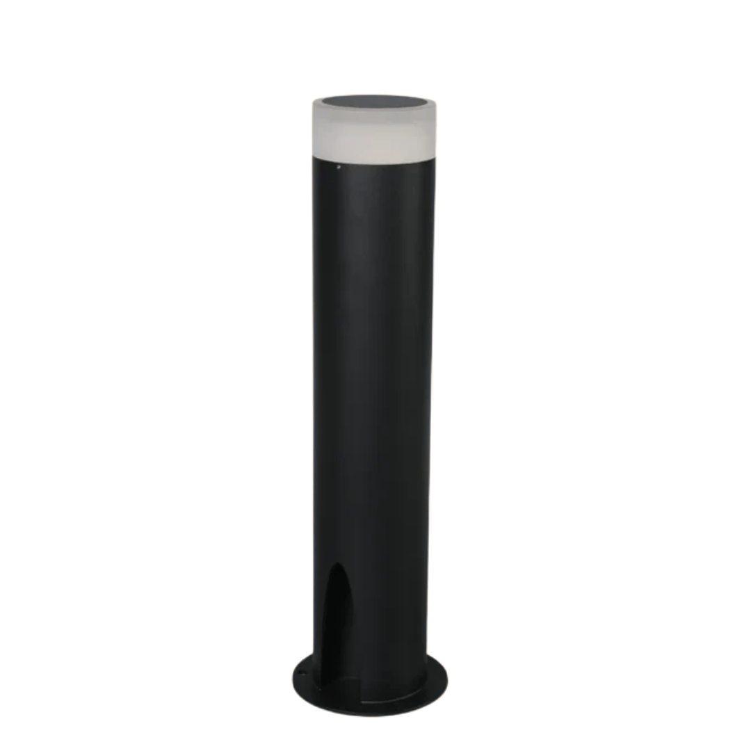 TKLD Outdoor Lighting Cortez Black Outdoor Garden Bollard Post Pathway Light - 10W
