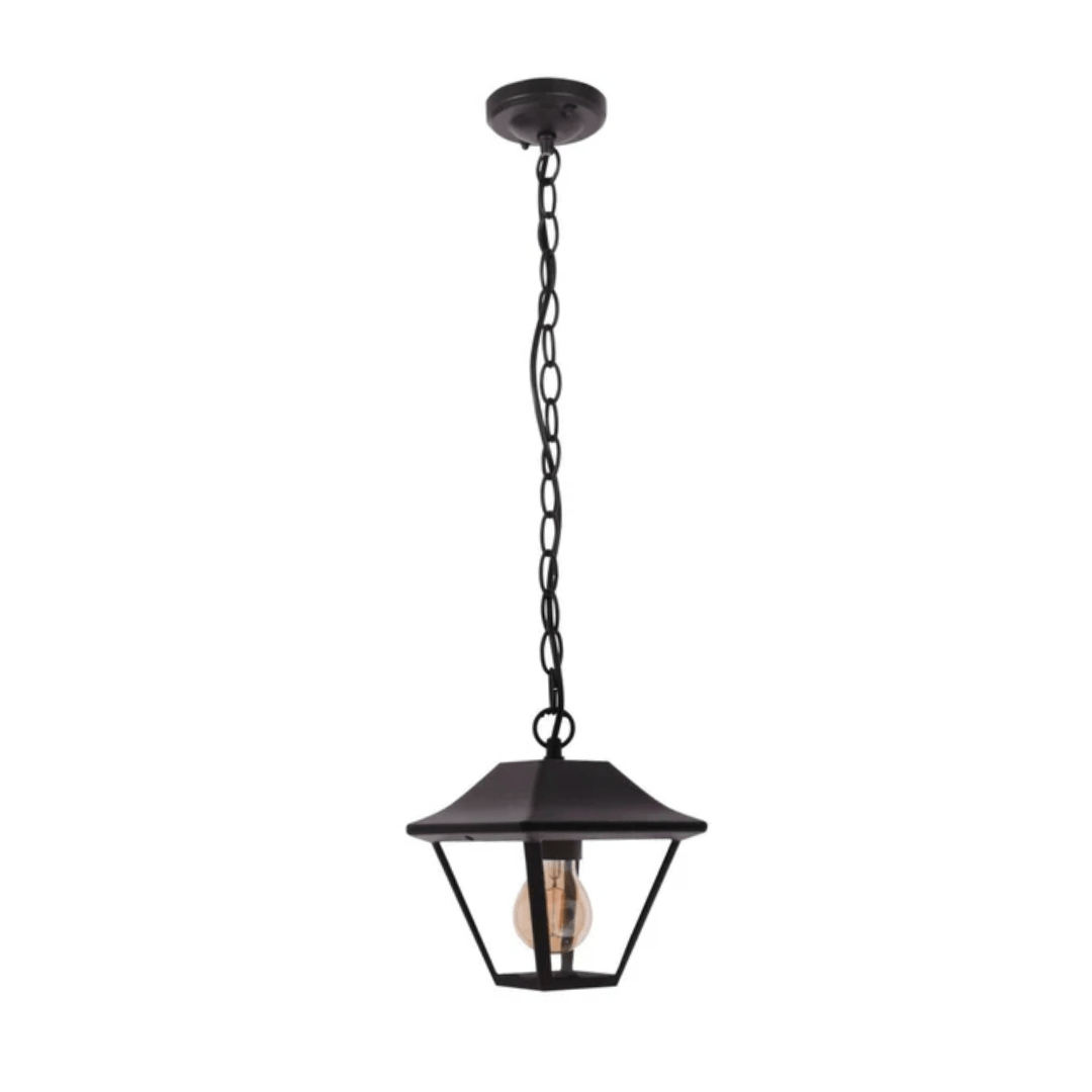 TKLD Pendant & Chandeliers Cottage Matt Black E27 Pendant Ceiling Light Lamp - 60W