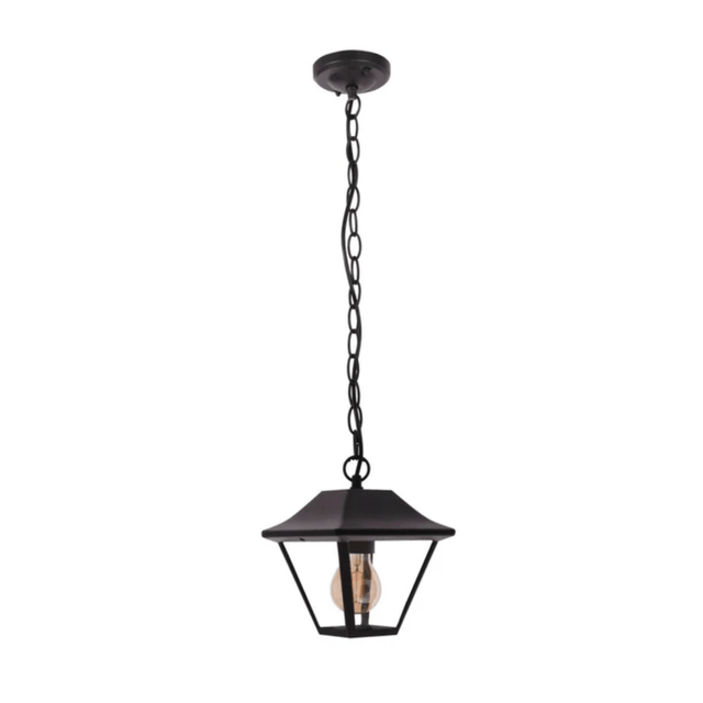 TKLD Pendant & Chandeliers Cottage Matt Black E27 Pendant Ceiling Light Lamp - 60W