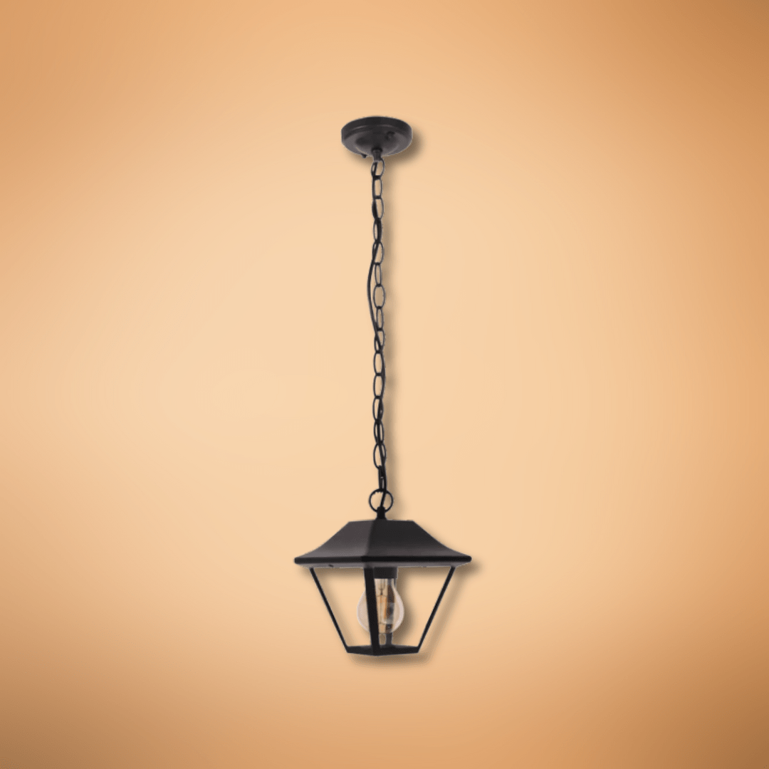 TKLD Pendant & Chandeliers Cottage Matt Black E27 Pendant Ceiling Light Lamp - 60W