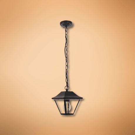 TKLD Pendant & Chandeliers Cottage Matt Black E27 Pendant Ceiling Light Lamp - 60W