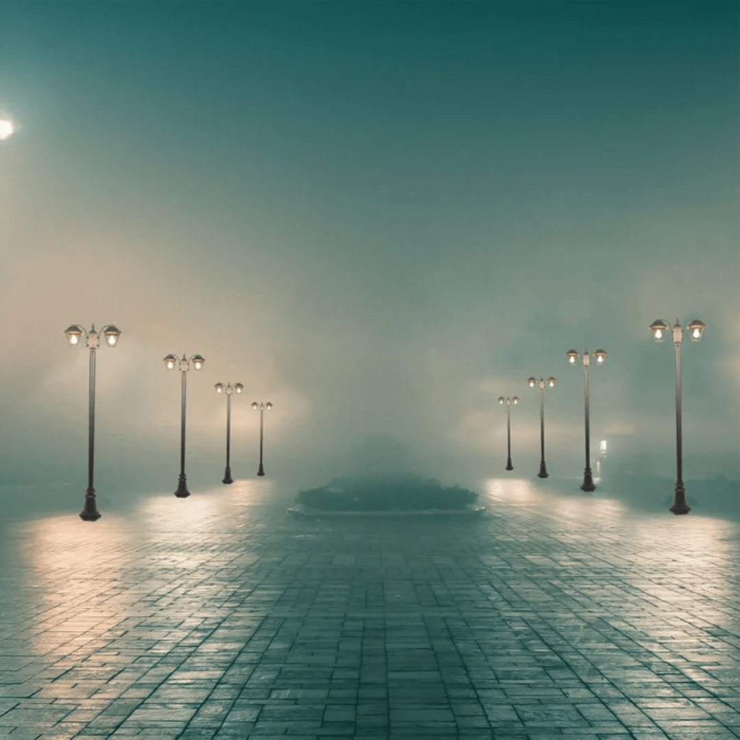 TKLD Pendant & Chandeliers Cottage Style Matt Black Clear Glass 2 X E27 Post Top Lamp - 2 X 60W