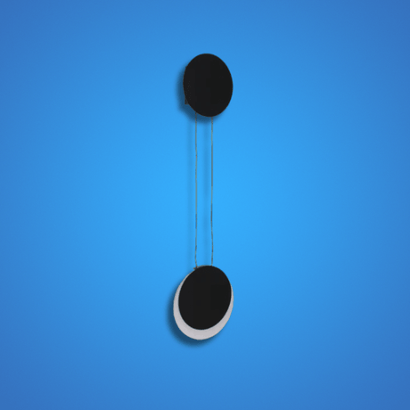 TKLD Wall & Sconce Lights Crescent Sunset Lunar Eclipse Modern Nordic 3000K LED Wall Light Black - 8W