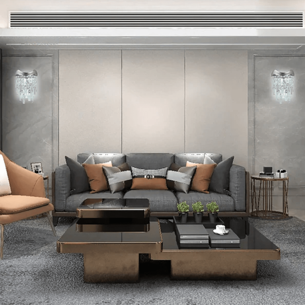 TKLD Wall & Sconce Lights Crown Crystal Chandelier Wall Light