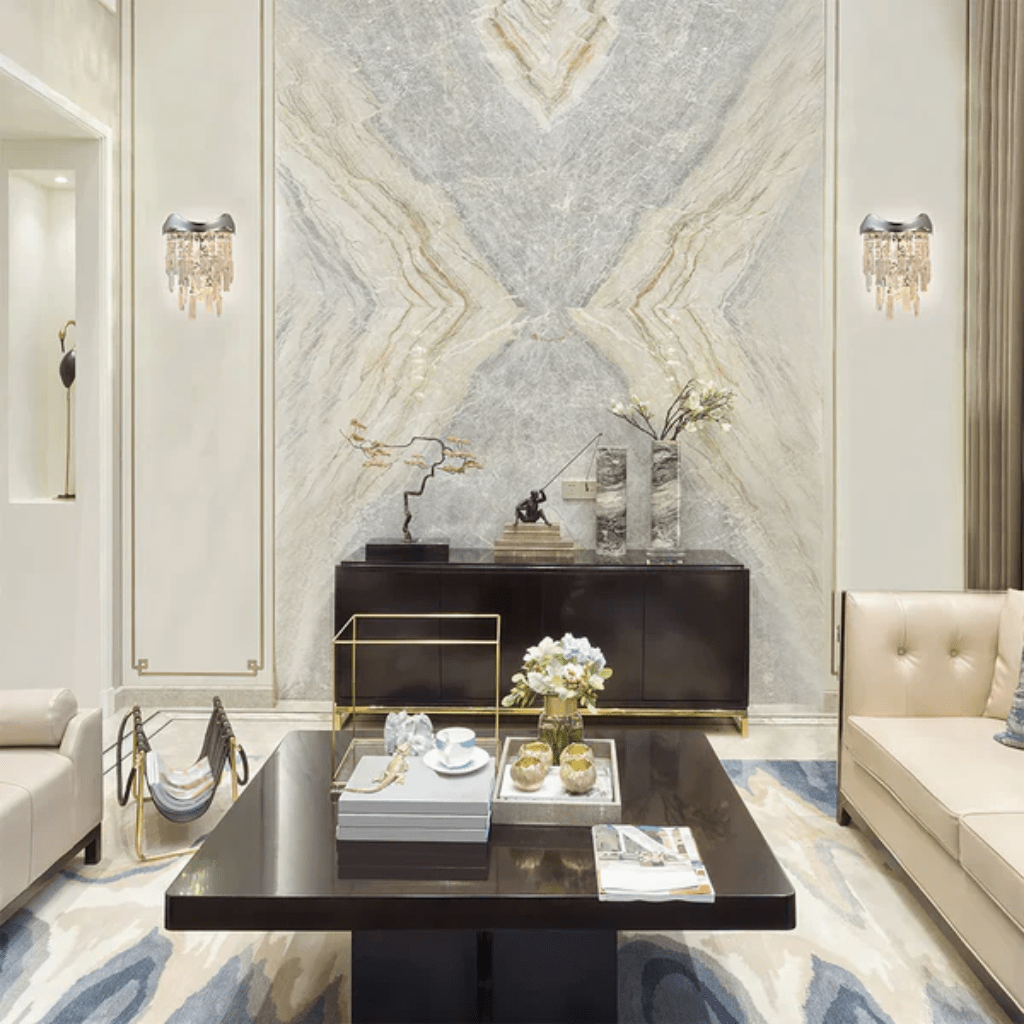 TKLD Wall & Sconce Lights Crown Crystal Chandelier Wall Light