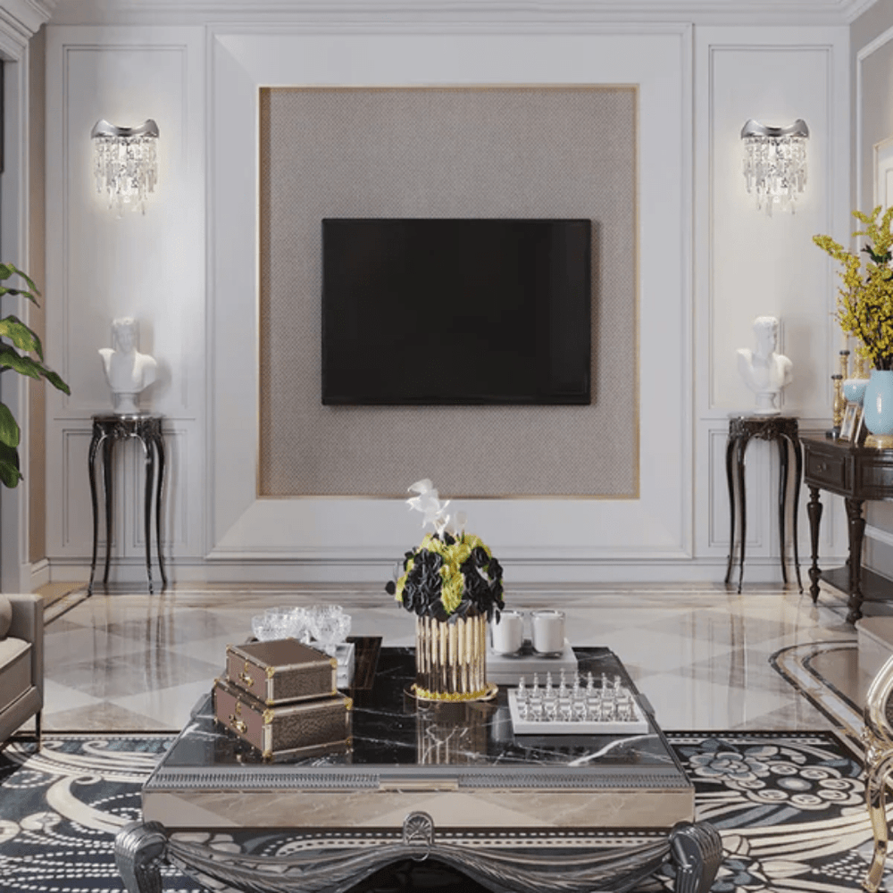 TKLD Wall & Sconce Lights Crown Crystal Chandelier Wall Light