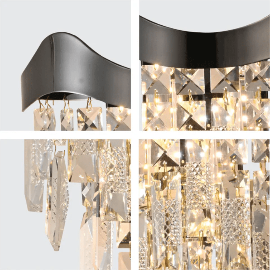 TKLD Wall & Sconce Lights Crown Crystal Chandelier Wall Light