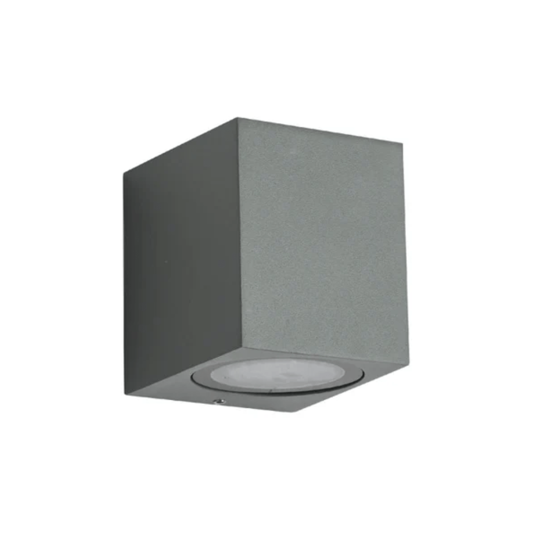 TKLD Wall & Sconce Lights Cuboid Grey 1 direction Wall Lamp GU10 - IP44