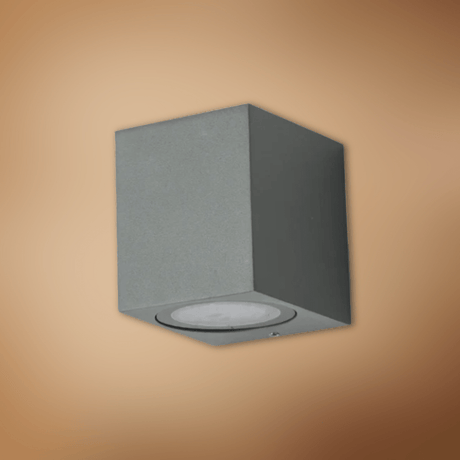 TKLD Wall & Sconce Lights Cuboid Grey 1 direction Wall Lamp GU10 - IP44