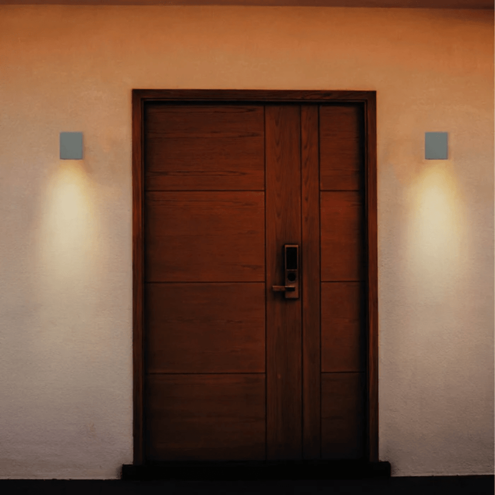 TKLD Wall & Sconce Lights Cuboid Grey 1 direction Wall Lamp GU10 - IP44