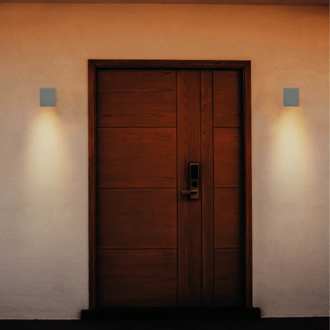 TKLD Wall & Sconce Lights Cuboid Grey 1 direction Wall Lamp GU10 - IP44