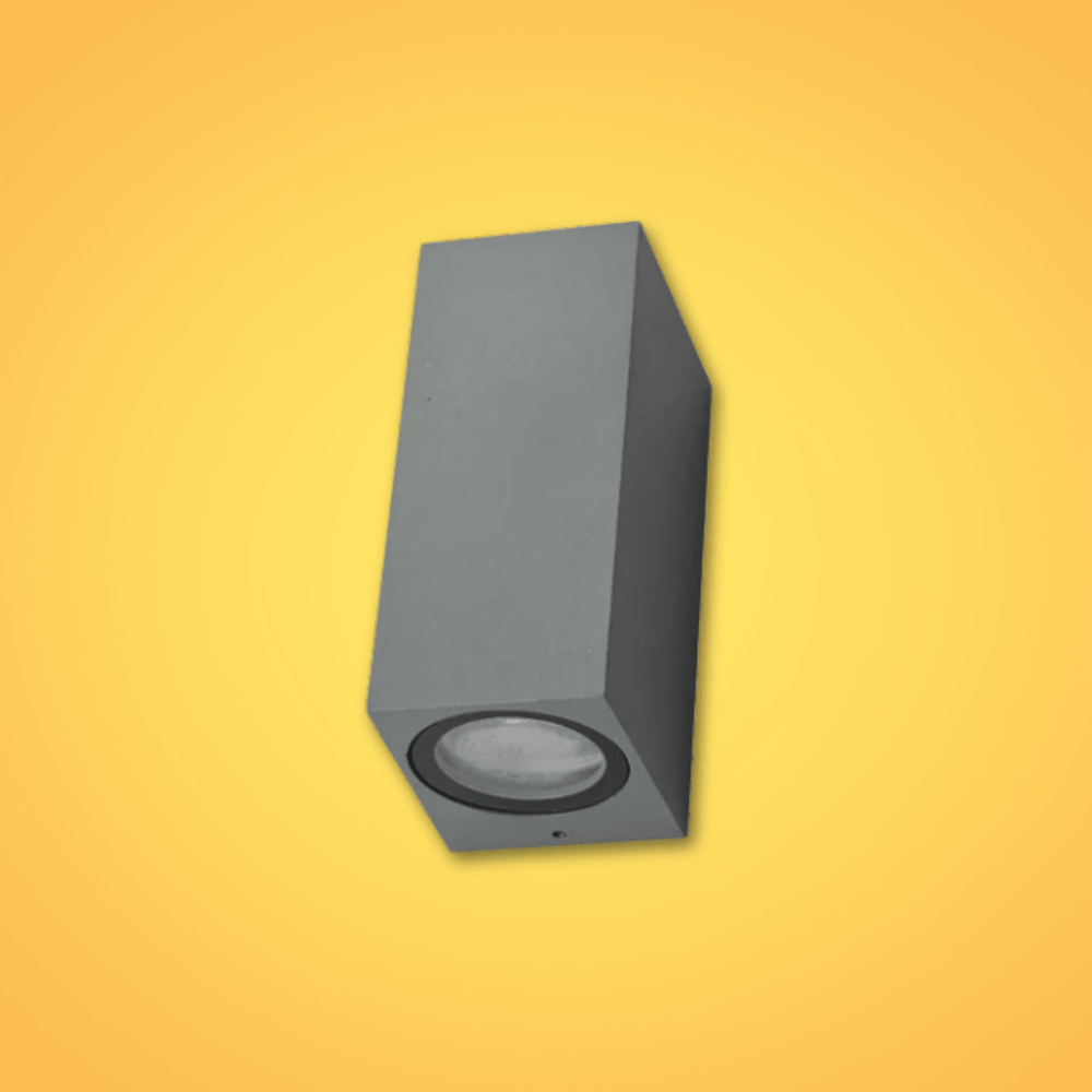 TKLD Wall & Sconce Lights Cuboid Grey 2 directions Wall Lamp GU10 - IP54