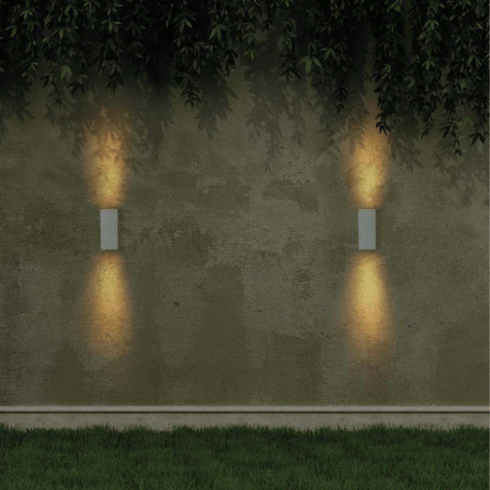 TKLD Wall & Sconce Lights Cuboid Grey 2 directions Wall Lamp GU10 - IP54