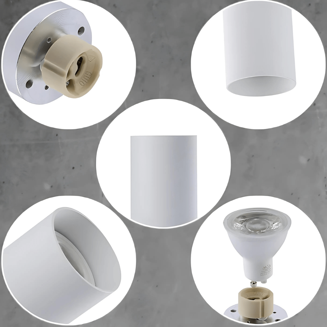 TKLD Ceiling Lights Cylinder Fixed Downlight Surface Mount - GU10