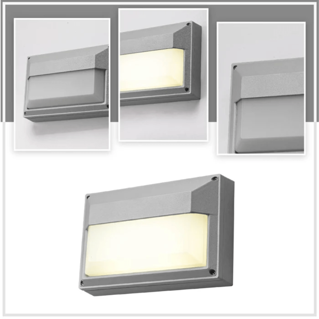 TKLD Wall & Sconce Lights Diecast Aluminium Rectangle Half LED Wall Lamp - 20W