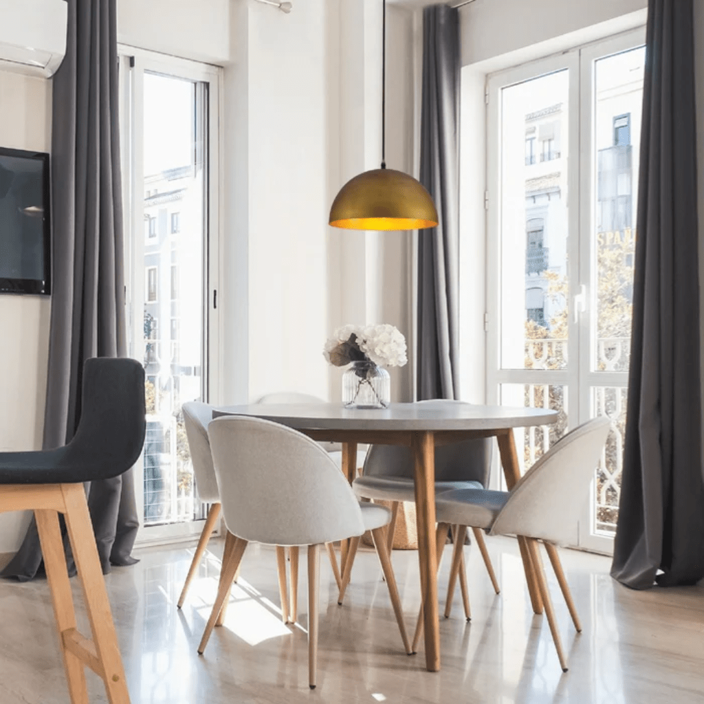 TKLD Pendant & Chandeliers Dome Copper or Brass Finish Metal E27 Pendant Ceiling Light - 300mm/500mm