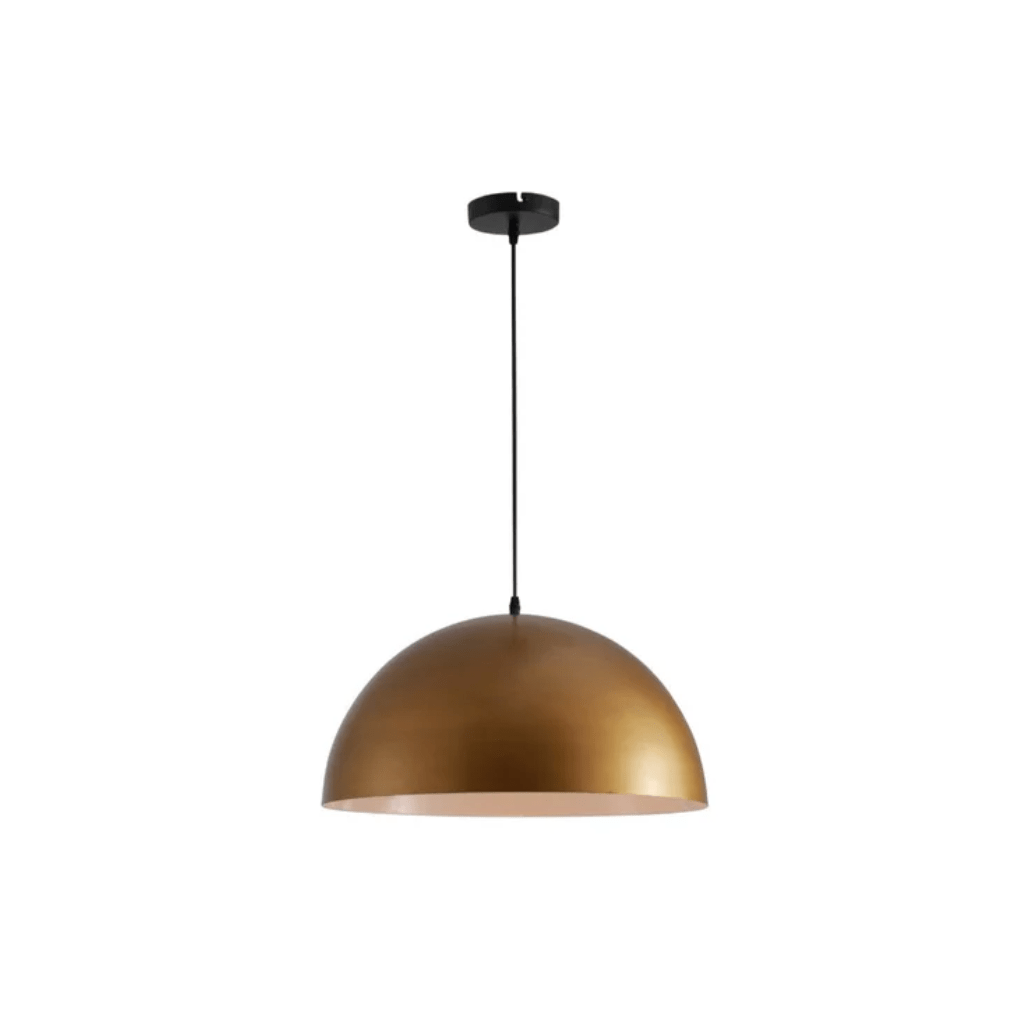 TKLD Pendant & Chandeliers Dome Copper or Brass Finish Metal E27 Pendant Ceiling Light - 300mm/500mm