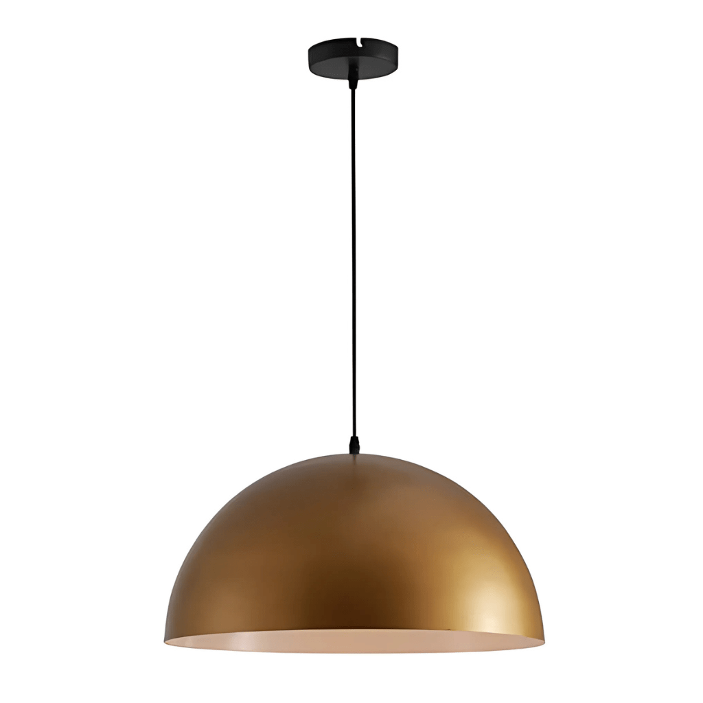 TKLD Pendant & Chandeliers Dome Copper or Brass Finish Metal E27 Pendant Ceiling Light - 300mm/500mm
