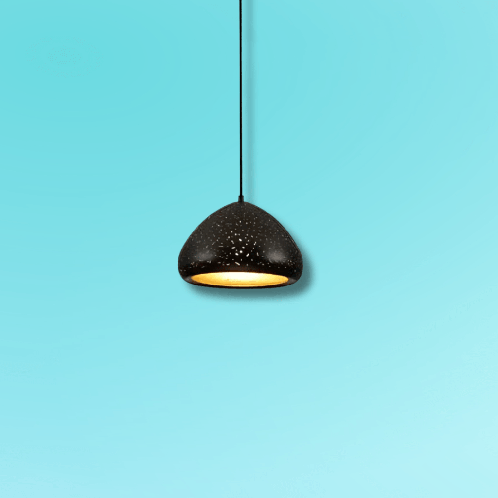 TKLD Pendant & Chandeliers Dome Morrocan Night Milkyway Black & Gold E27 Ceiling Pendant Light - 250mm