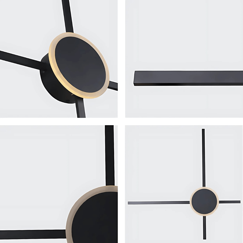 TKLD Wall & Sconce Lights Dual-Function Clock-Like Radiant LED Light - 18W