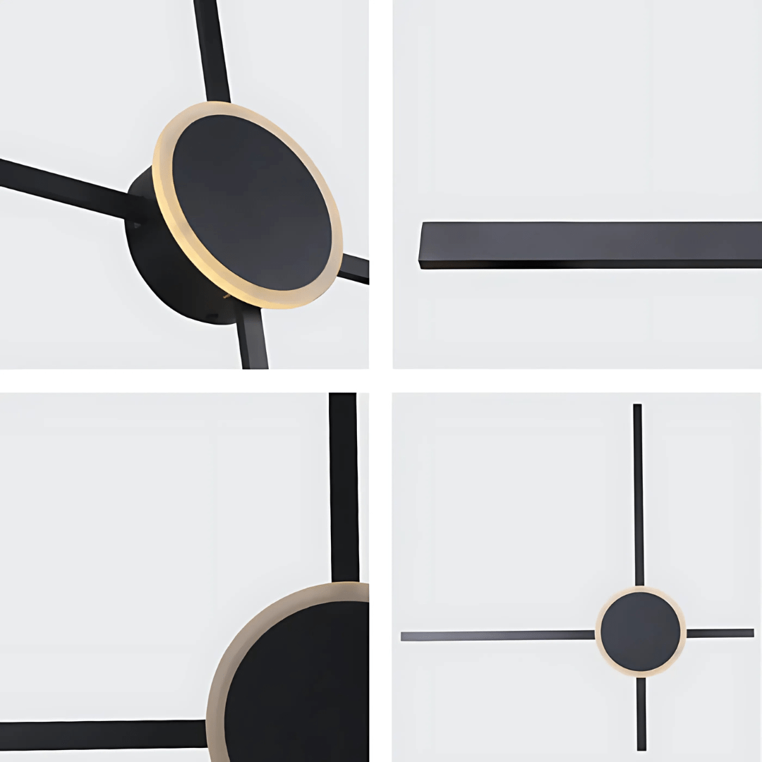 TKLD Wall & Sconce Lights Dual-Function Clock-Like Radiant LED Light - 18W