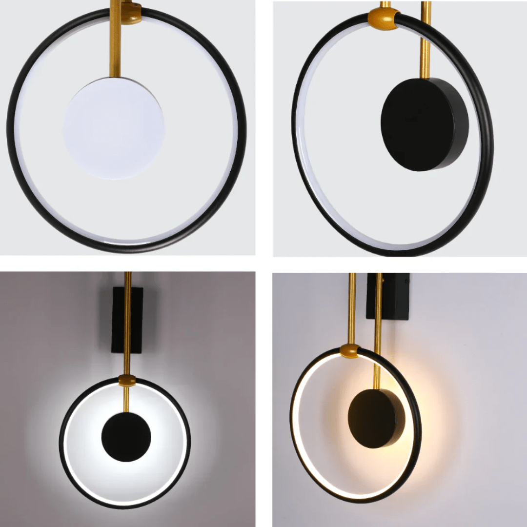 TKLD Pendant & Chandeliers Dual Radiance Orbital Wall Light