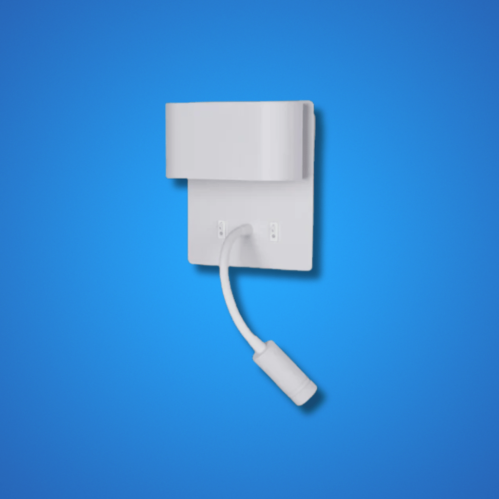 TKLD Wall & Sconce Lights Dual-Source LED Wall Sconce with Adjustable Gooseneck Reading Bedside Lamp