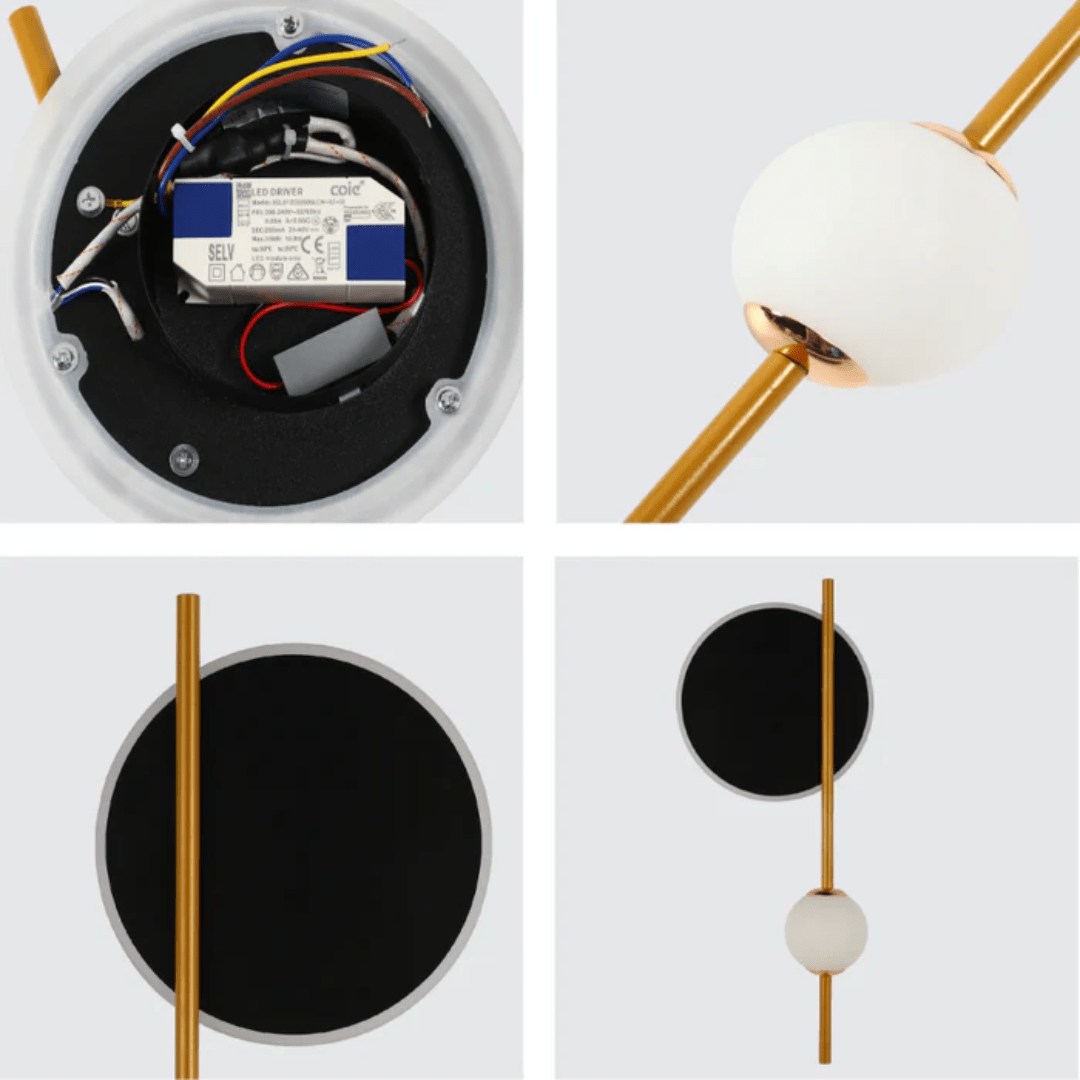 TKLD Pendant & Chandeliers Eclipse Mirage Modern Geometric LED Wall Light