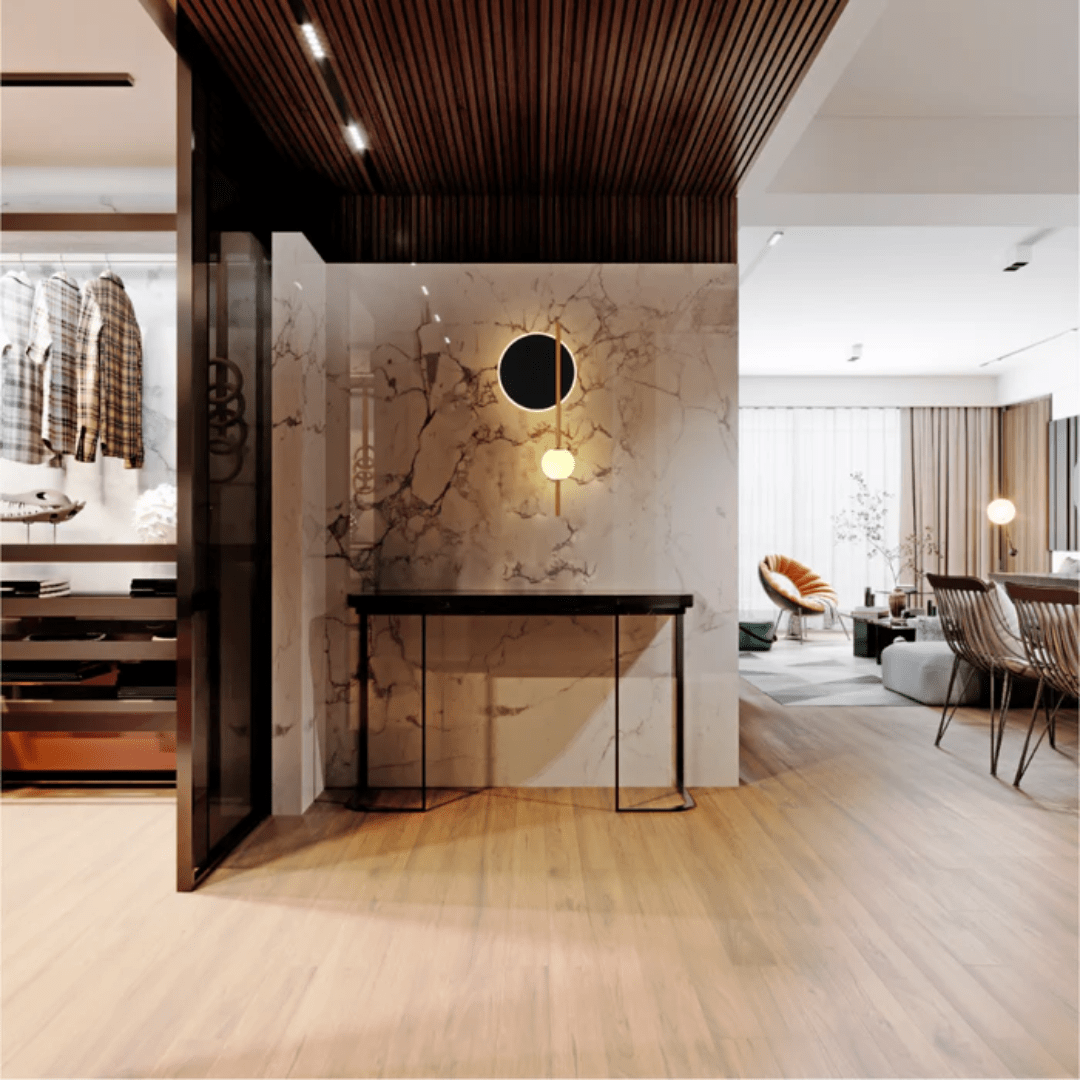 TKLD Pendant & Chandeliers Eclipse Mirage Modern Geometric LED Wall Light