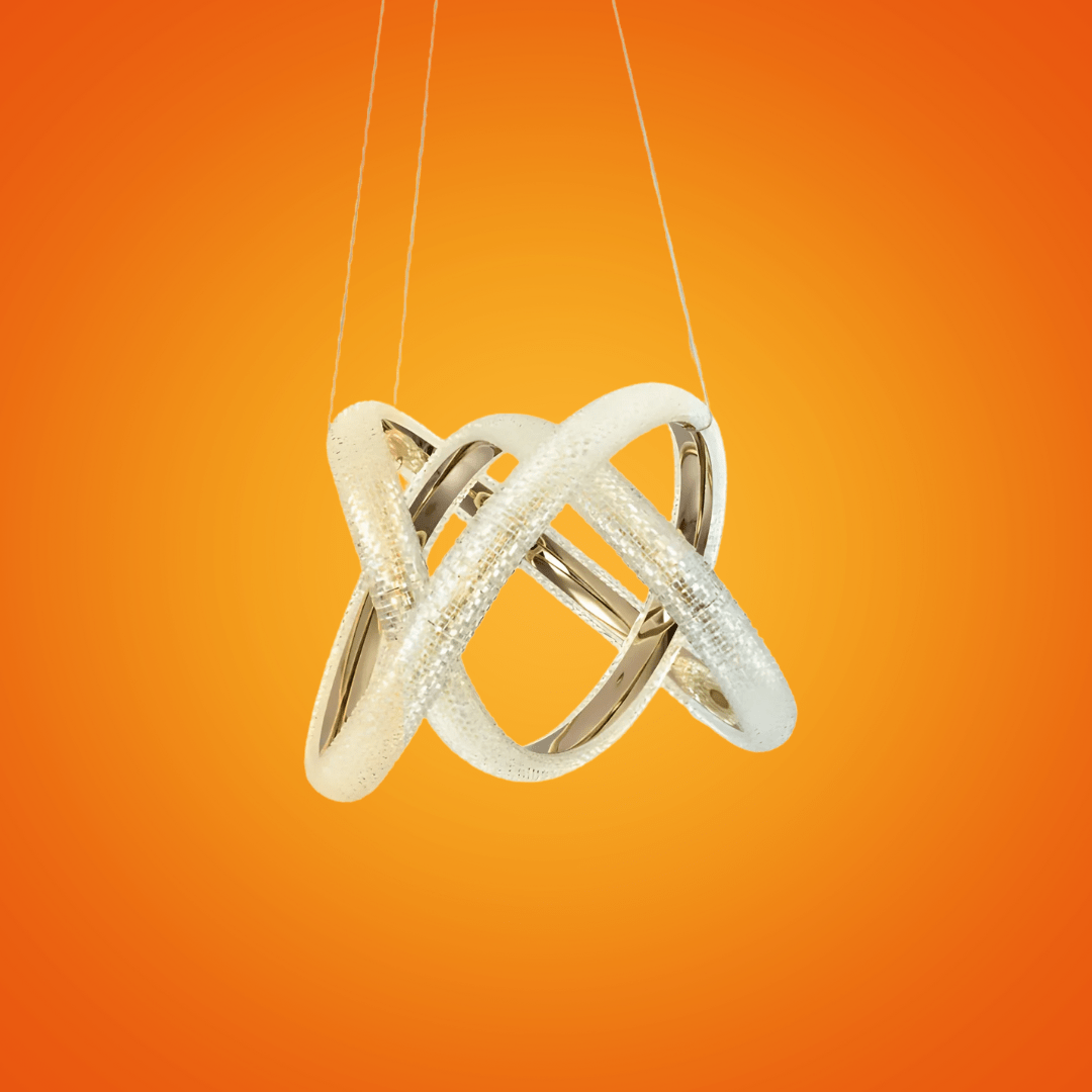 TKLD Ceiling Lights Elegant Glamour Spiral Sculpture LED Ceiling Light - 31W