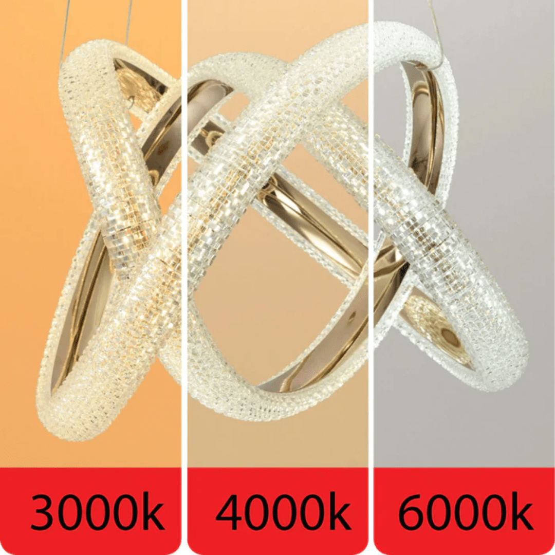 TKLD Ceiling Lights Elegant Glamour Spiral Sculpture LED Ceiling Light - 31W